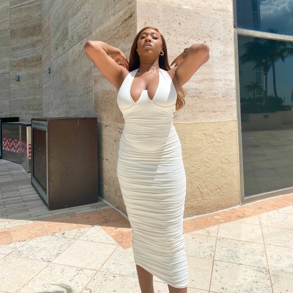 My outfit online white midi maxi dress - Picture 3 of 3